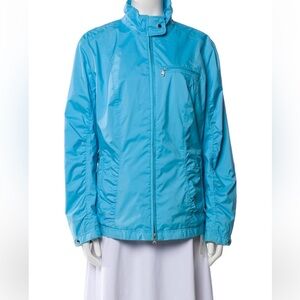 BOGNER High Neck Jacket in Blue size 6‎